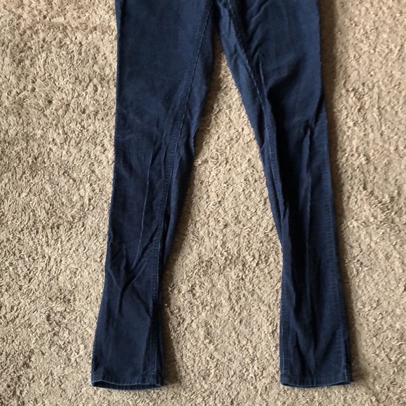 BDG Urban Outfitters Navy Blue Skinny Corduroy Pants - Picture 4 of 9